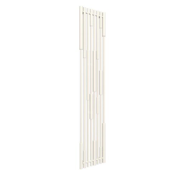 Grzejnik drabinkowy TERMA Cane, podłączenie ZX, wym. 1900 x 390 mm, kolor biały RAL9010, moc 768W