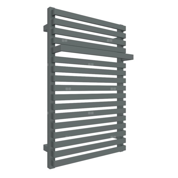 Grzejnik drabinkowy TERMA CITY, podłączenie Z8, wym. 780 x 500 mm, kolor metaliczny szary, moc 455W