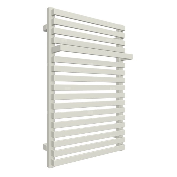 Grzejnik drabinkowy TERMA CITY, podłączenie SX, wym. 780 x 500 mm, kolor biało-szary RAL9002, moc 455W