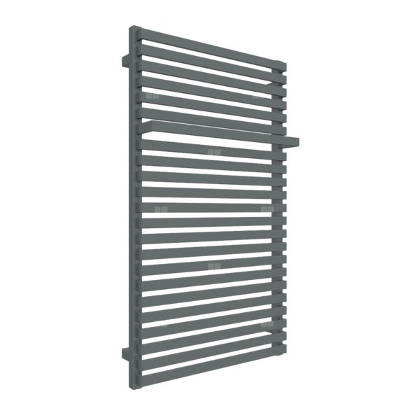 Grzejnik drabinkowy TERMA CITY, podłączenie Z1, wym. 1050 x 600 mm, kolor metaliczny szary, moc 714W
