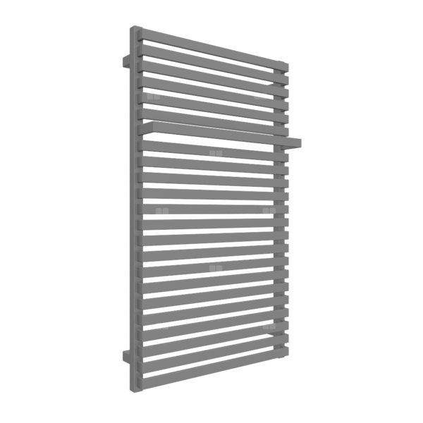 Grzejnik drabinkowy TERMA CITY, podłączenie O1, wym. 1050 x 600 mm, kolor szary kurz RAL7037, moc 714W