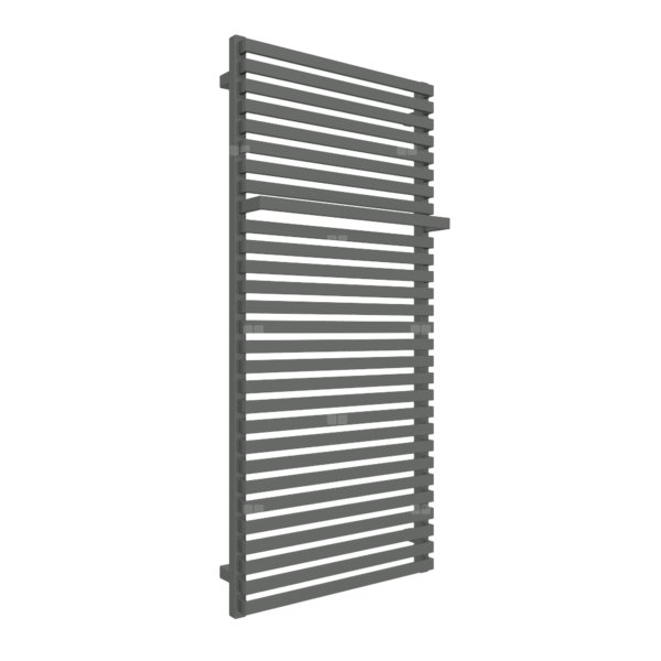 Grzejnik drabinkowy TERMA CITY, podłączenie SX, wym. 1320 x 600 mm, kolor błyszcząca szarość, moc 879W