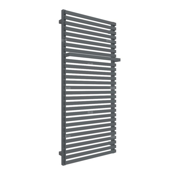 Grzejnik drabinkowy TERMA CITY, podłączenie SX, wym. 1320 x 600 mm, kolor szary łupek RAL7015, moc 879W