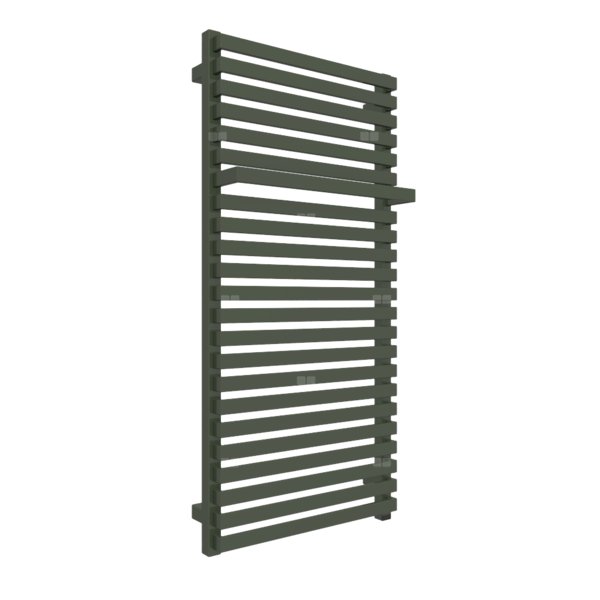 Grzejnik drabinkowy TERMA CITY ONE, podłączenie S1, wym. 1050 x 500 mm, kolor zielony chromowy RAL6020, moc 600W