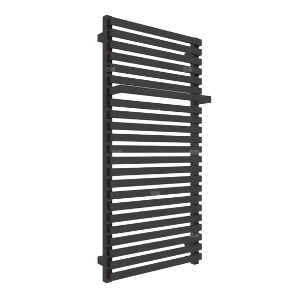 Grzejnik drabinkowy TERMA CITY ONE, podłączenie S8, wym. 1050 x 500 mm, kolor heban, moc 600W