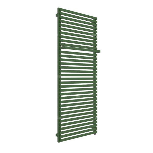 Grzejnik drabinkowy TERMA CITY ONE, podłączenie S8, wym. 1590 x 600 mm, kolor zielony liściasty RAL6002, moc 1055W