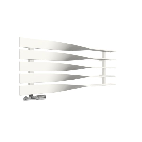 Grzejnik drabinkowy TERMA CYKLON H, podłączenie O1, wym. 410 x 1000 mm, kolor biały drogowy RAL9016, moc 408W