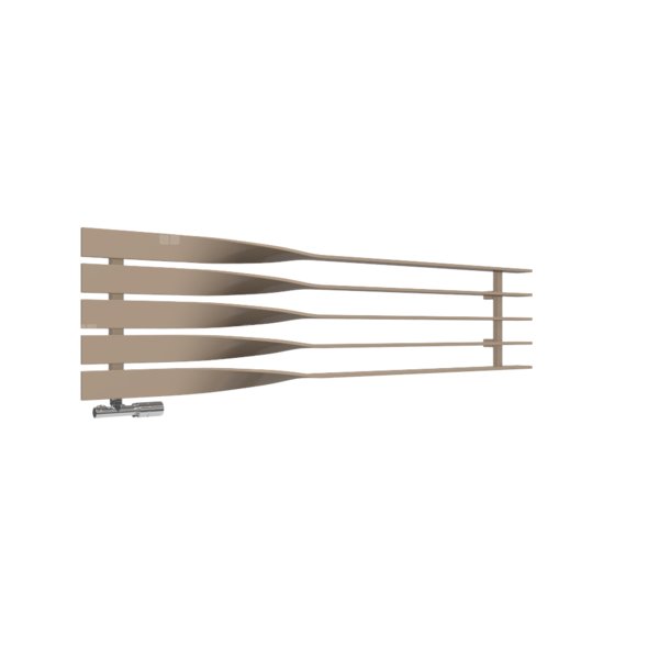 Grzejnik drabinkowy TERMA CYKLON H, podłączenie O1, wym. 410 x 1600 mm, kolor kwarc, moc 587W