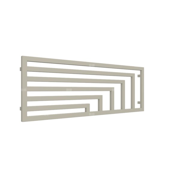 Grzejnik elektryczny TERMA ANGUS H 1460 x 520 mm, kolor beż kalifornijski, moc 800 W, podłączenie E1, kabel prosty z wtyczką