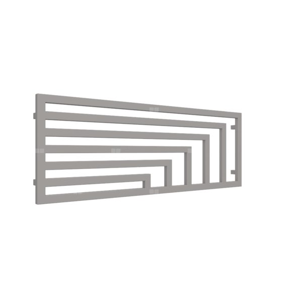 Grzejnik drabinkowy TERMA ANGUS H, podłączenie YP, wym. 520 x 1460 mm, kolor błyszczący żwir, moc 680W