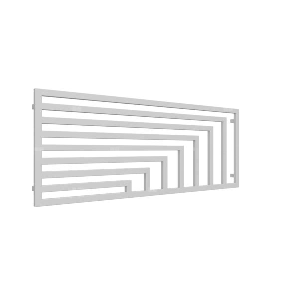 Grzejnik drabinkowy TERMA ANGUS H, podłączenie Y7, wym. 680 x 1780 mm, kolor efekt chromu, moc 1022W