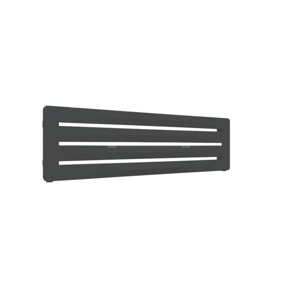 Grzejnik drabinkowy TERMA Aero H, podłączenie YP, wym. 325 x 1200 mm, kolor czarny RAL9011, moc 388W