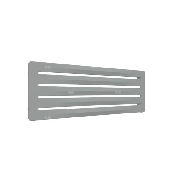 Grzejnik drabinkowy TERMA Aero H, podłączenie YL, wym. 410 x 1200 mm, kolor sół & pieprz, moc 480W