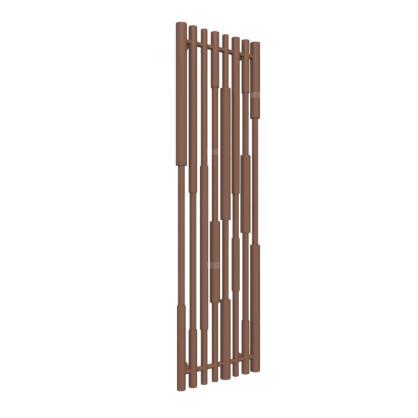 Grzejnik drabinkowy TERMA Cane, podłączenie Z1, wym. 1300 x 390 mm, kolor brązowy beżowy RAL8024, moc 569W