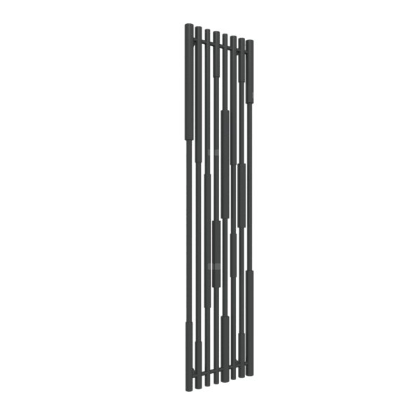 Grzejnik drabinkowy TERMA Cane, podłączenie ZX, wym. 1600 x 390 mm, kolor czarny RAL9011, moc 670W