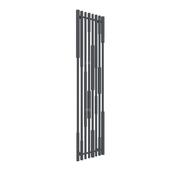 Grzejnik drabinkowy TERMA Cane, podłączenie SX, wym. 1600 x 390 mm, kolor nowoczesna szarość, moc 670W