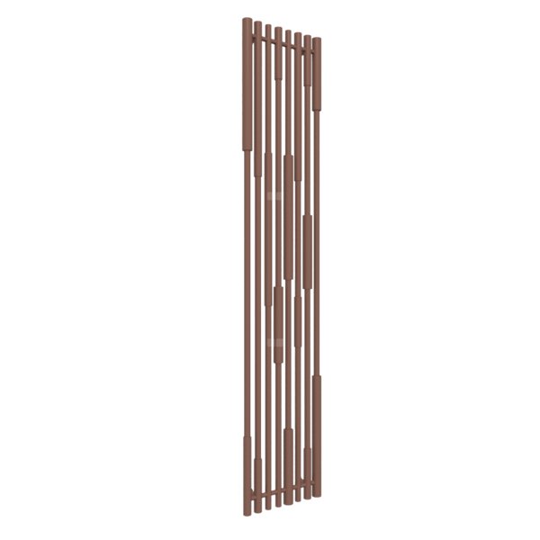Grzejnik drabinkowy TERMA Cane, podłączenie ZX, wym. 1900 x 390 mm, kolor miedź, moc 768W