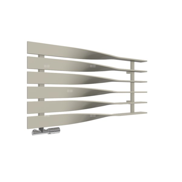 Grzejnik drabinkowy TERMA CYKLON H, podłączenie O8, wym. 495 x 1000 mm, kolor kalifornijski beż, moc 490W