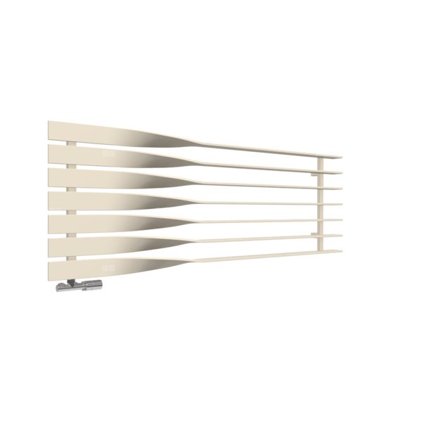 Grzejnik drabinkowy TERMA CYKLON H, podłączenie O8, wym. 580 x 1600 mm, kolor biały ostrygowy RAL1013, moc 821W