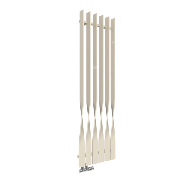 Grzejnik drabinkowy TERMA CYKLON V, podłączenie YL, wym. 1600 x 495 mm, kolor biały ostrygowy RAL1013, moc 845W