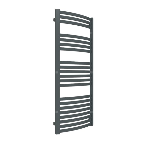 Grzejnik drabinkowy TERMA DEXTER, podłączenie ZX, wym. 1220 x 500 mm, kolor czarny anodowy, moc 541W