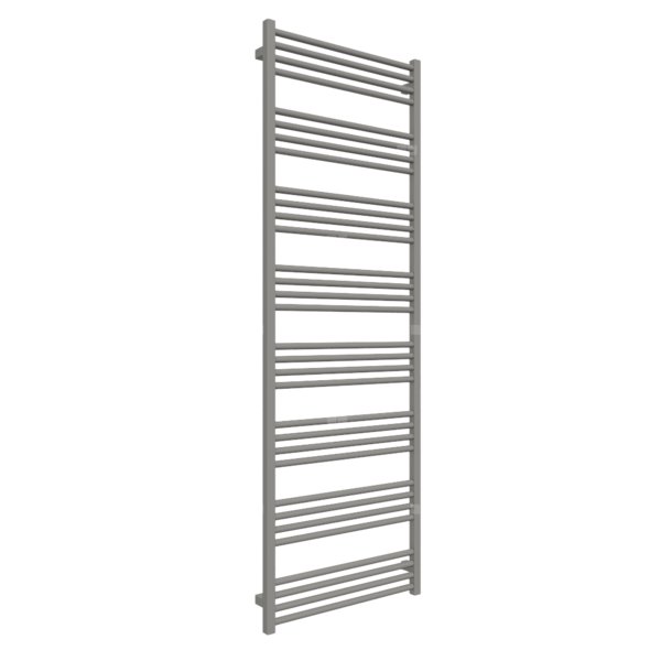 Grzejnik drabinkowy TERMA FIONA, podłączenie ZX, wym. 1860 x 600 mm, kolor ciemne aluminium metaliczny RAL9007, moc 922W
