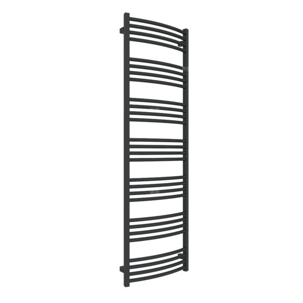 Grzejnik drabinkowy TERMA LENA, podłączenie ZX, wym. 1620 x 500 mm, kolor czarny jak kruk połysk RAL9005, moc 698W