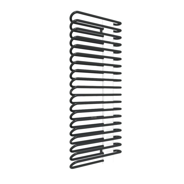 Grzejnik drabinkowy TERMA MICHELLE, podłączenie YP, wym. 1200 x 500 mm, kolor czarny jak kruk połysk RAL9005, moc 721W