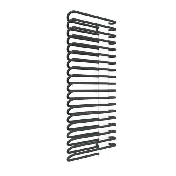 Grzejnik drabinkowy TERMA MICHELLE, podłączenie YL, wym. 1200 x 500 mm, kolor czarny jak kruk soft RAL9005, moc 721W
