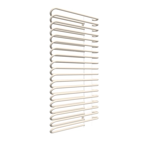 Grzejnik drabinkowy TERMA MICHELLE, podłączenie YP, wym. 1200 x 600 mm, kolor biały kremowy RAL9001, moc 845W