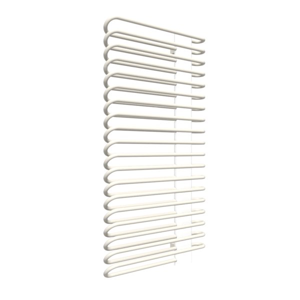 Grzejnik drabinkowy TERMA MICHELLE, podłączenie YL, wym. 1200 x 600 mm, kolor biały RAL9010, moc 845W