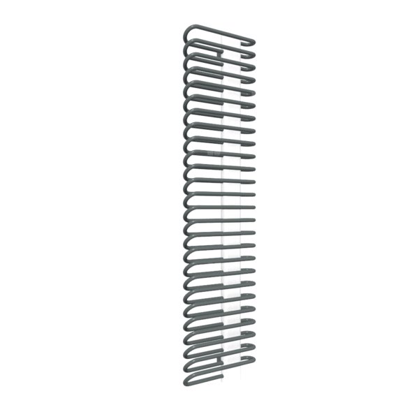 Grzejnik drabinkowy TERMA MICHELLE, podłączenie YL, wym. 1620 x 400 mm, kolor błyszcząca szarość, moc 805W