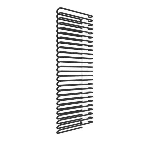 Grzejnik drabinkowy TERMA MICHELLE, podłączenie YL, wym. 1620 x 600 mm, kolor czarny jak kruk mat RAL9005, moc 1172W