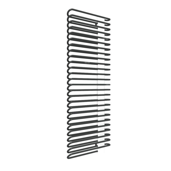 Grzejnik drabinkowy TERMA MICHELLE, podłączenie YL, wym. 1620 x 600 mm, kolor czarny jak kruk soft RAL9005, moc 1172W