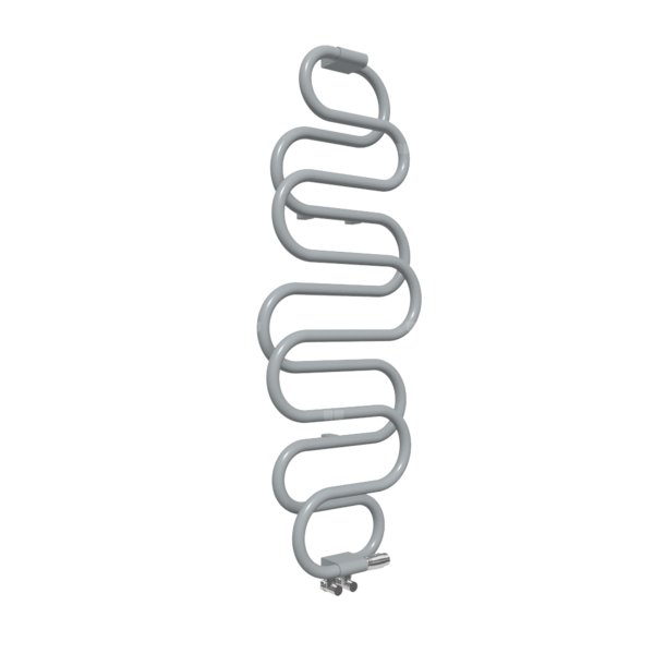Grzejnik drabinkowy TERMA PERŁA, podłączenie ZX, wym. 1360 x 500 mm, kolor metaliczny kamień, moc 478W