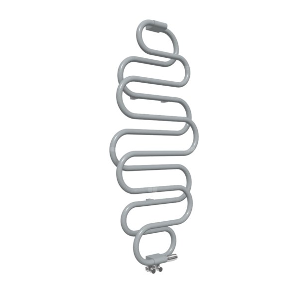 Grzejnik drabinkowy TERMA PERŁA, podłączenie ZX, wym. 1360 x 600 mm, kolor metaliczny kamień, moc 528W
