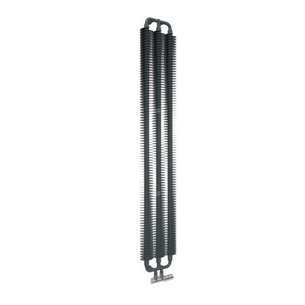 Grzejnik drabinkowy TERMA RIBBON V, podłączenie ZX, wym. 1720 x 290 mm, kolor czarny anodowy, moc 660W