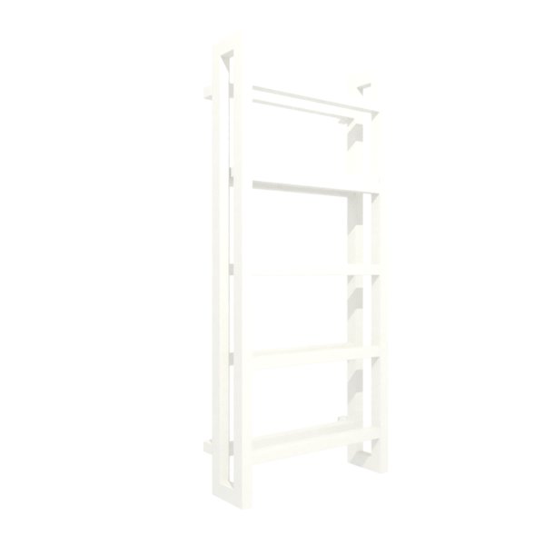 Grzejnik drabinkowy TERMA STAND, podłączenie SX, wym. 1150 x 500 mm, kolor biały sygnałowy RAL9003, moc 615W