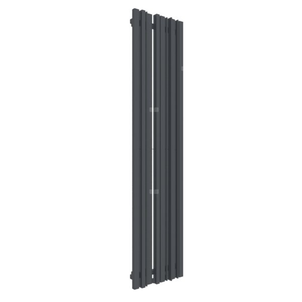 Grzejnik drabinkowy TERMA SHERWOOD, podłączenie Z8, wym. 1900 x 440 mm, kolor metaliczny szary, moc 1135W