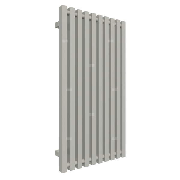 Grzejnik drabinkowy TERMA TRIGA, podłączenie Z1, wym. 900 x 480 mm, kolor srebrny mat, moc 580W