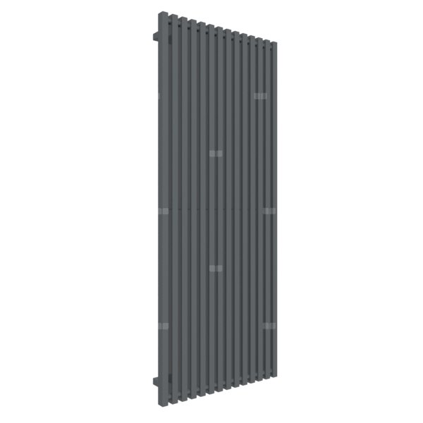 Grzejnik drabinkowy TERMA TRIGA, podłączenie ZX, wym. 1700 x 680 mm, kolor szary łupek RAL7015, moc 1521W