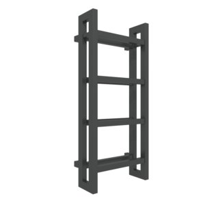 Grzejnik el. TERMA STAND E 920-400 \ RAL 9005 Soft, podł. E1, ONE 30x30, 400W, RAL 9005 Soft, kabel spiralny z wtyczką [2,5m czarny]