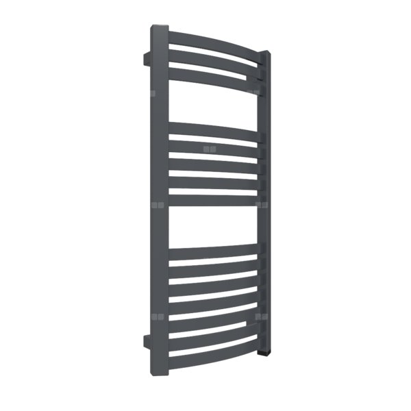 Grzejnik drabinkowy TERMA DEXTER ONE, podłączenie S1, wym. 860 x 400 mm, kolor metaliczny szary, moc 323W