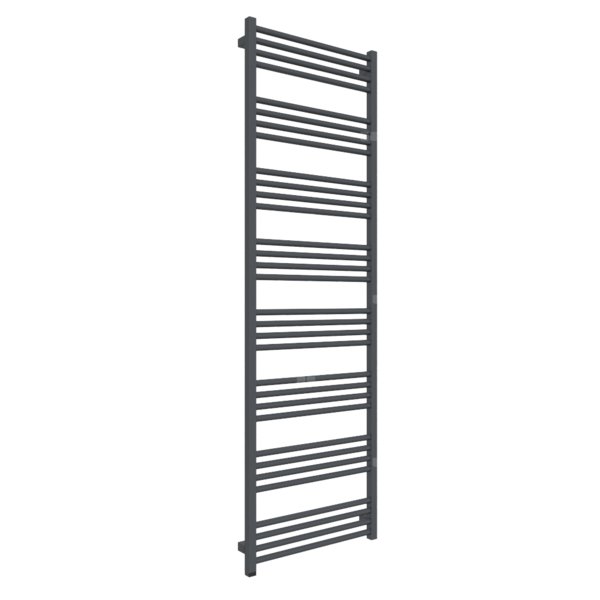 Grzejnik drabinkowy TERMA FIONA ONE, podłączenie S1, wym. 1860 x 580 mm, kolor metaliczna czerń, moc 897W