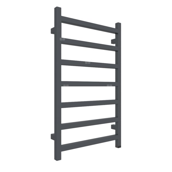 Grzejnik drabinkowy TERMA SIMPLE ONE, podłączenie S8, wym. 840 x 500 mm, kolor metaliczna czerń, moc 306W