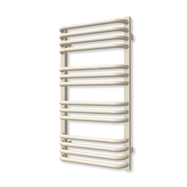 Grzejnik drabinkowy TERMA ALEX, podłączenie SX, wym. 760 x 400 mm, kolor biały ostrygowy RAL1013 (farba), moc 330W