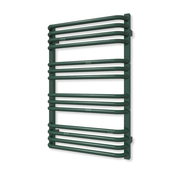 Grzejnik drabinkowy TERMA ALEX, podłączenie SX, wym. 760 x 500 mm, kolor zielony mchowy RAL6005 (farba), moc 412W