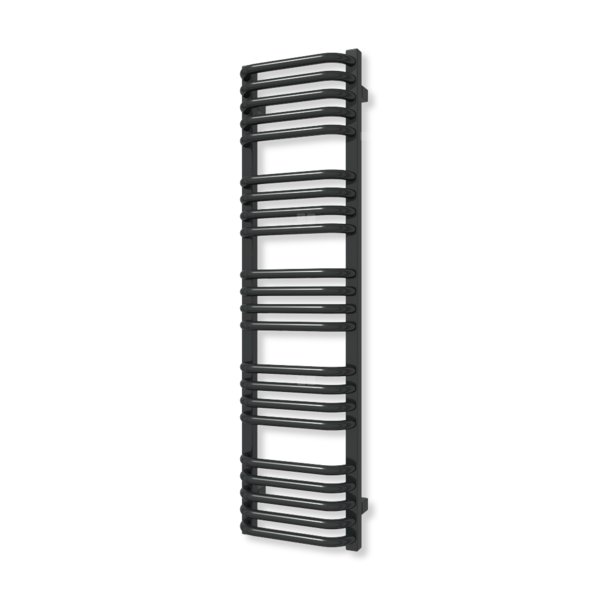 Grzejnik drabinkowy TERMA ALEX, podłączenie Z1, wym. 1140 x 300 mm, kolor czarny jak kruk mat RAL9005 (farba), moc 362W