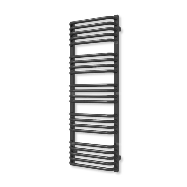 Grzejnik drabinkowy TERMA ALEX, podłączenie Z8, wym. 1140 x 400 mm, kolor czarny RAL9011 (farba), moc 479W