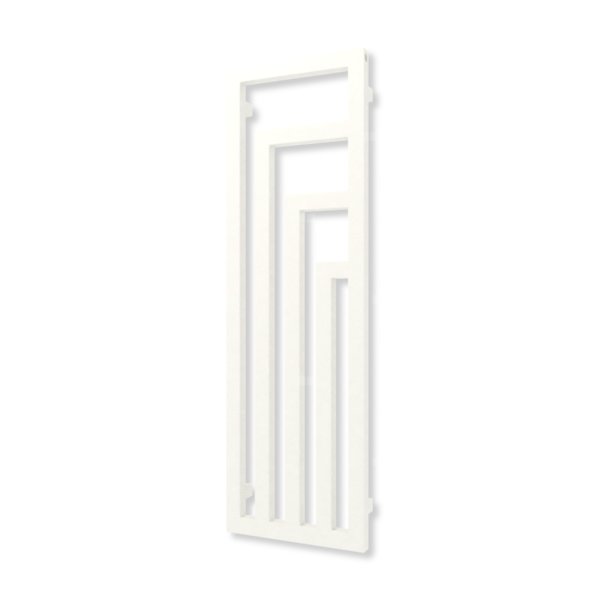 Grzejnik dekoracyjny TERMA ANGUS V, moc  421W, 1140x360 mm, biały drogowy RAL9016 (farba), podłączenie: 58